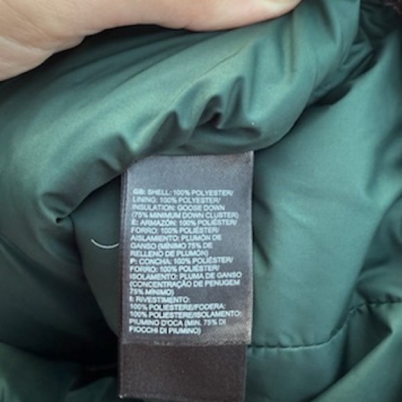 The North Face 700 Fill Nuptse Yosemite Half Dome Goose Down Puffer Vest Size S - Picture 5 of 6